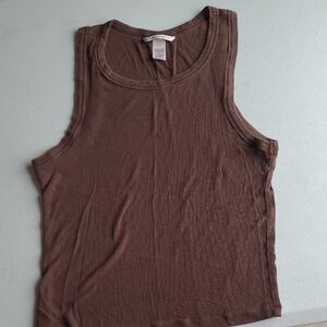 Victoria's Secret Chocolate Brown Tank Top (Pants Free)